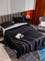 [Black] SilkSilky  22Momme Bedding Set 002