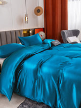 [Teal] SilkSilky  19Momme Bedding Set 005