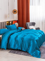 [Teal] SilkSilky  19Momme Bedding Set 003