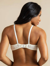 [White] SilkSilky  Bra 006