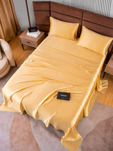 [Champagne] SilkSilky  22Momme Pure Silk Bedding Set 005,