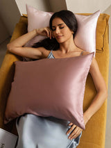 [PaleMauve+LightPink] SilkSilky  22Momme Pure Silk Pillowcase 004