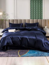 [Dark Blue] SilkSilky  25Momme Bedding Set 001
