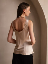 [Champagne] SilkSilky  Sleeveless Camisole Top 002