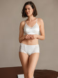 SilkSilky  Silk Knitted Panty White 005