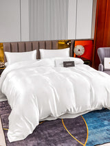 [White] SilkSilky  22Momme Bedding Set 003