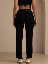 [Black] SilkSilky Womens Pants 002