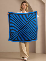[Blue Arcs] SilkSilky Scarf 004
