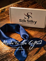 [Dark Blue] SilkSilky  Scarf 005