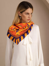 [Orange Dog] SilkSilky Scarf 003
