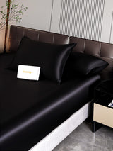 [Black] SilkSilky  22Momme Bedding Set 006
