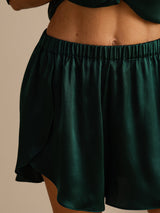 [Dark Green] SilkSilky  Women's Shorts 007