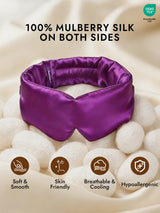 [Purple] SilkSilky  Eye Mask 002