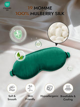 [Dark Green] SilkSilky  Eye Mask 002