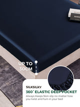[Dark Blue] SilkSilky  19Momme Bedding Set 004