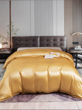 SilkSilky US 22Momme Pure Silk Duvet Cover Champagne 001