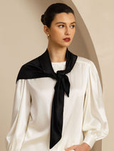 [Black] SilkSilky  Scarf 001