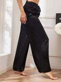 SilkSilky US Pure Silk Womens Pants Black 003