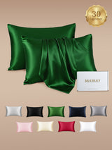 [Dark Green] SilkSilky  30Momme Pillowcase 001
