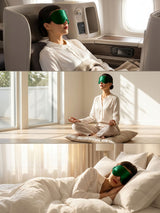 [Dark Green] SilkSilky  Eye Mask 008