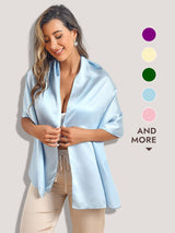 [Light Blue] SilkSilky  Scarf 001