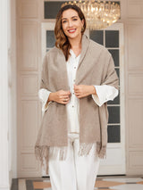 [Dark Khaki] SilkSilky  Wool Scarf 001
