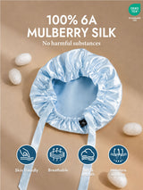 [Light Blue] SilkSilky  Sleep Cap 002
