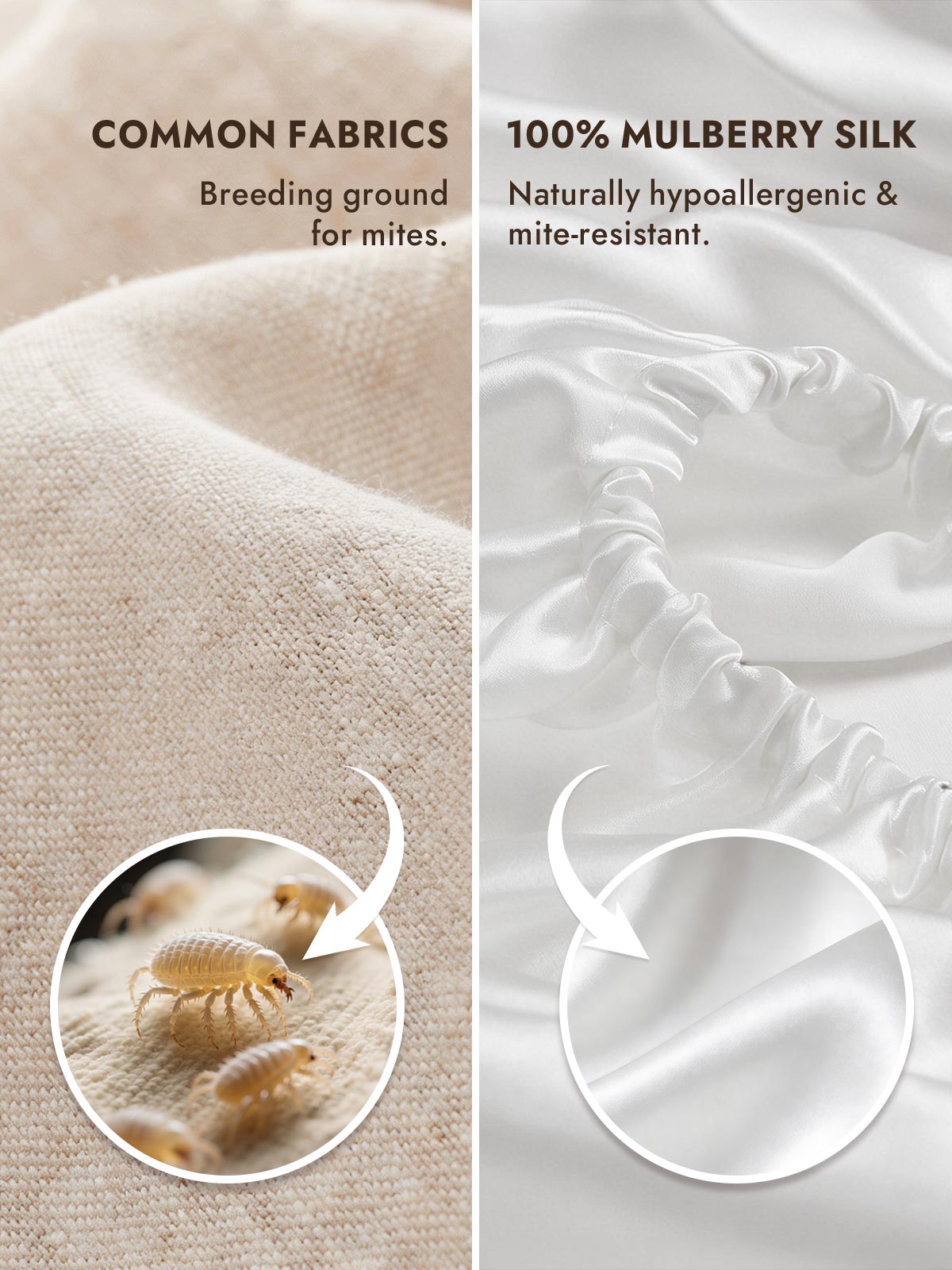 [White] SilkSilky  25Momme Sheet 002