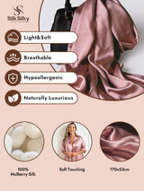 [Pale Mauve] SilkSilky  Scarf 002