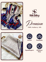 [P024] SilkSilky  Pure Silk Scarf 002