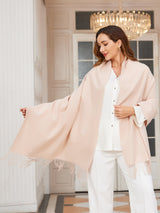 [Beige] SilkSilky  Wool Scarf 001