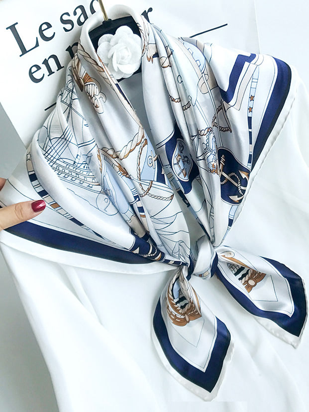 [P007] SilkSilky  Pure Silk Scarf 001,