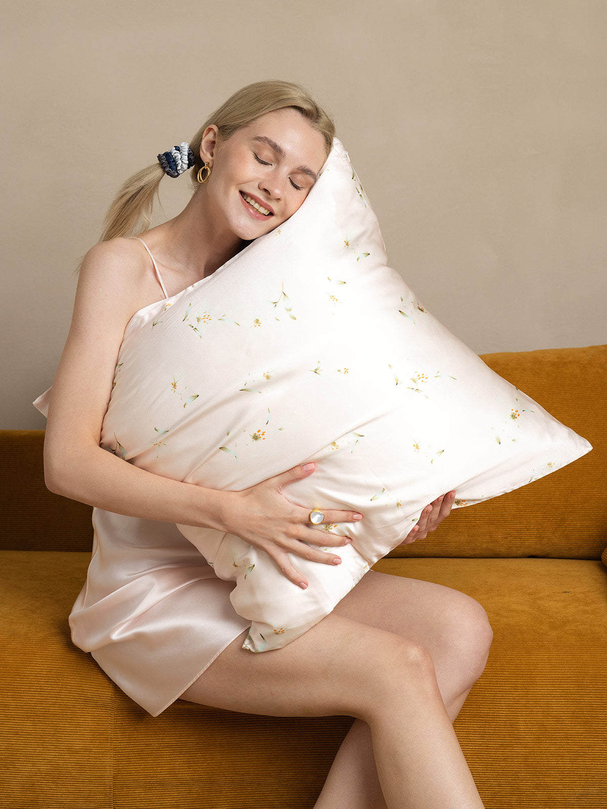 19Momme Printed 100% Mulberry Silk Pillowcase