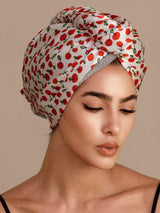 [Cherry] SilkSilky  Hair Towel Wrap 004