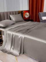 [Gray] SilkSilky  22Momme Pure Silk Bedding Set 003,