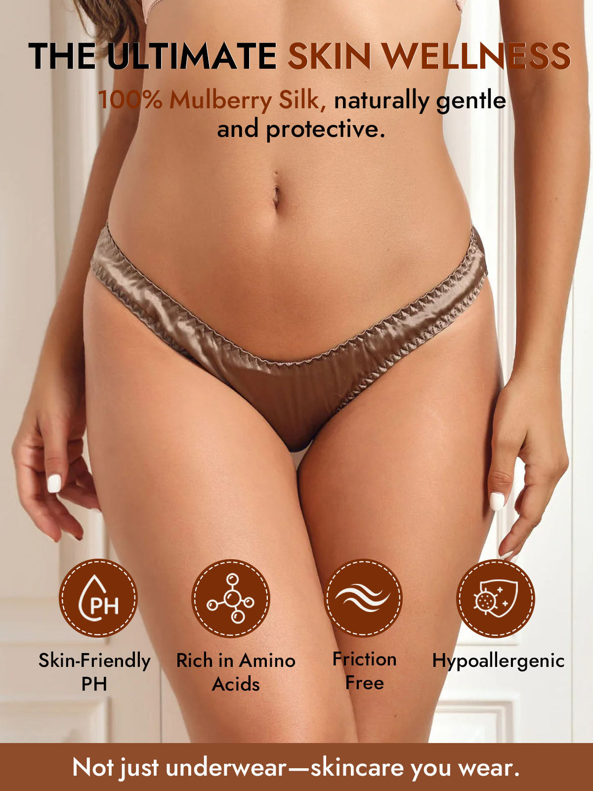 [Khaki] SilkSilky  Panty 003