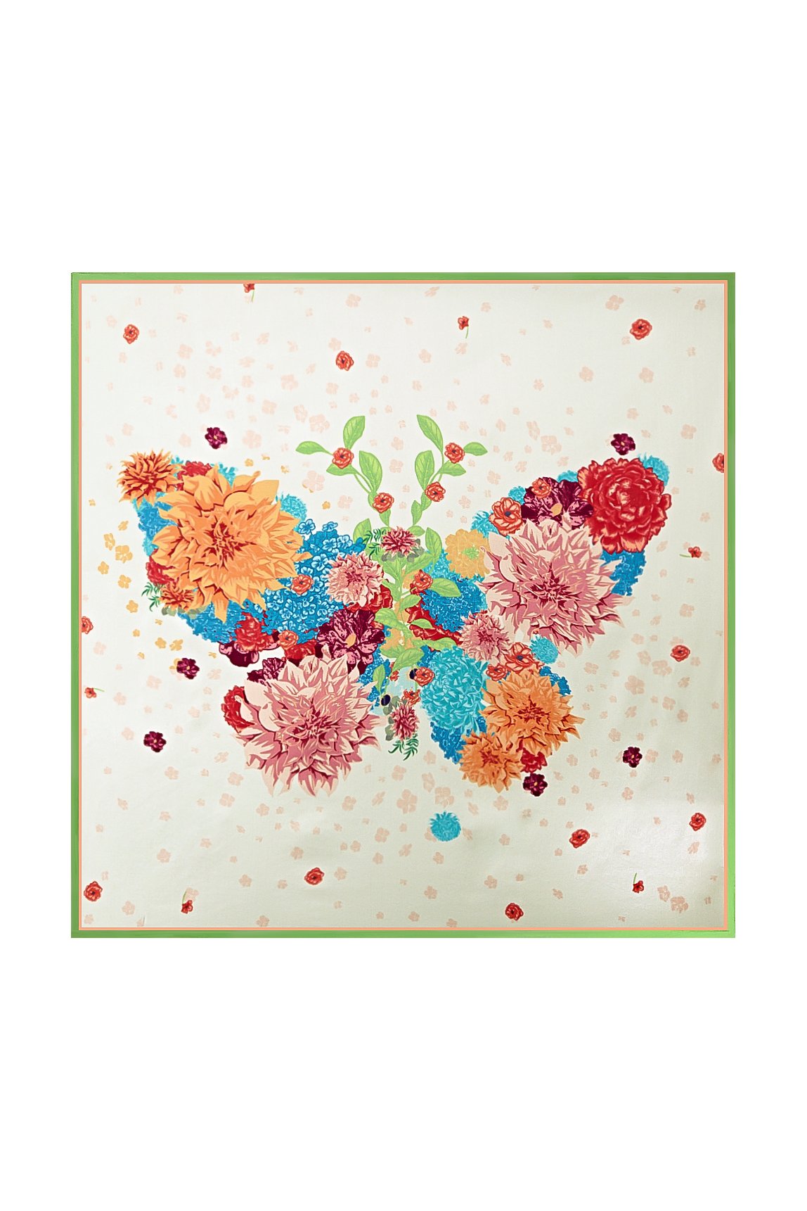 [Multi] SilkSilky Pure Silk Scarf 004