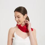[Red] SilkSilky  Scarf 007