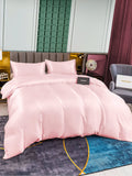 SilkSilky US 25Momme Pure Silk Bedding Set Pink 003