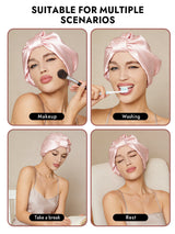 [Pink] SilkSilky  Sleep Cap 006