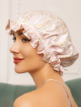 [Floral] SilkSilky  Sleep Cap 001