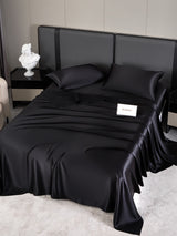 [Black] SilkSilky  19Momme Bedding Set 002