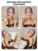 [Pale Mauve] SilkSilky  Sleep Cap 006