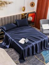 [Dark Blue] SilkSilky  19Momme Bedding Set 001
