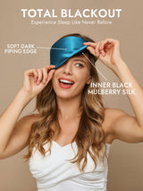 [Teal] SilkSilky  Eye Mask 002