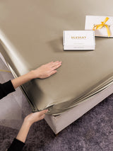 [Khaki] SilkSilky  19Momme Bedding Set 003