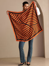 [Orange Arcs] SilkSilky Scarf 005