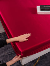 [Wine] SilkSilky  25Momme Bedding Set 003