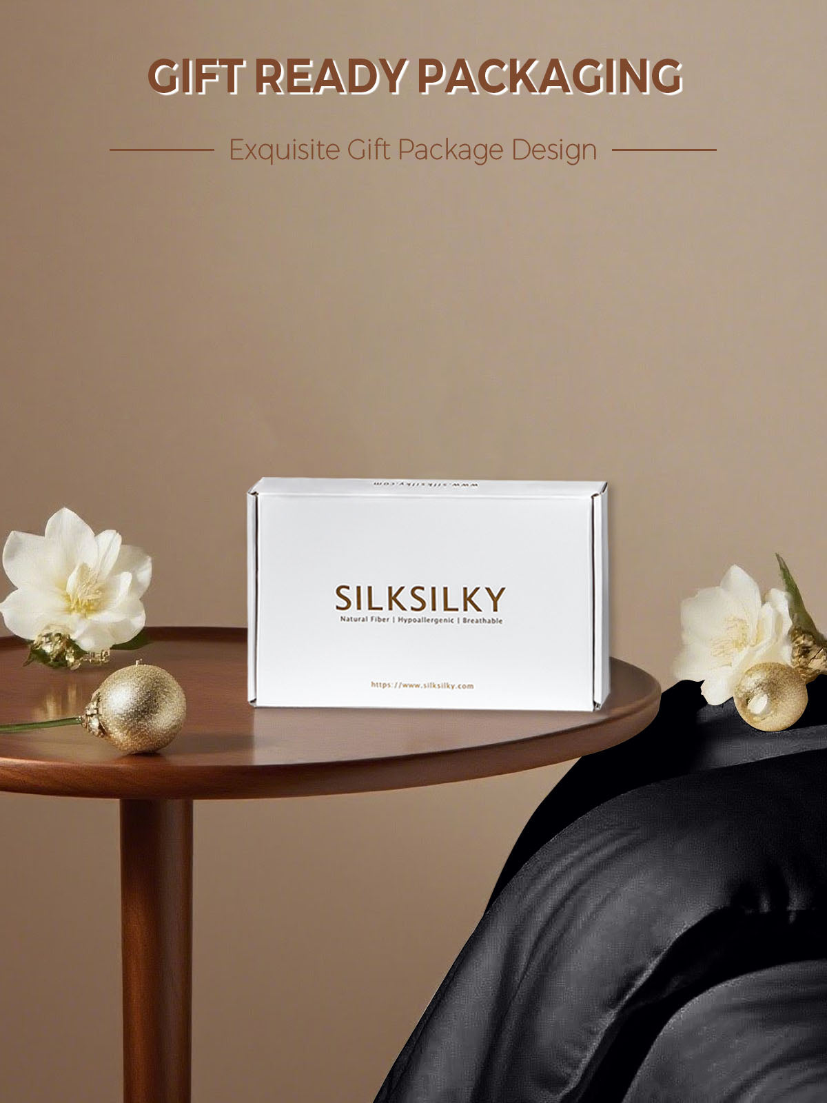 19Momme 100% Mulberry Silk Pillowcase - Envelope Closure