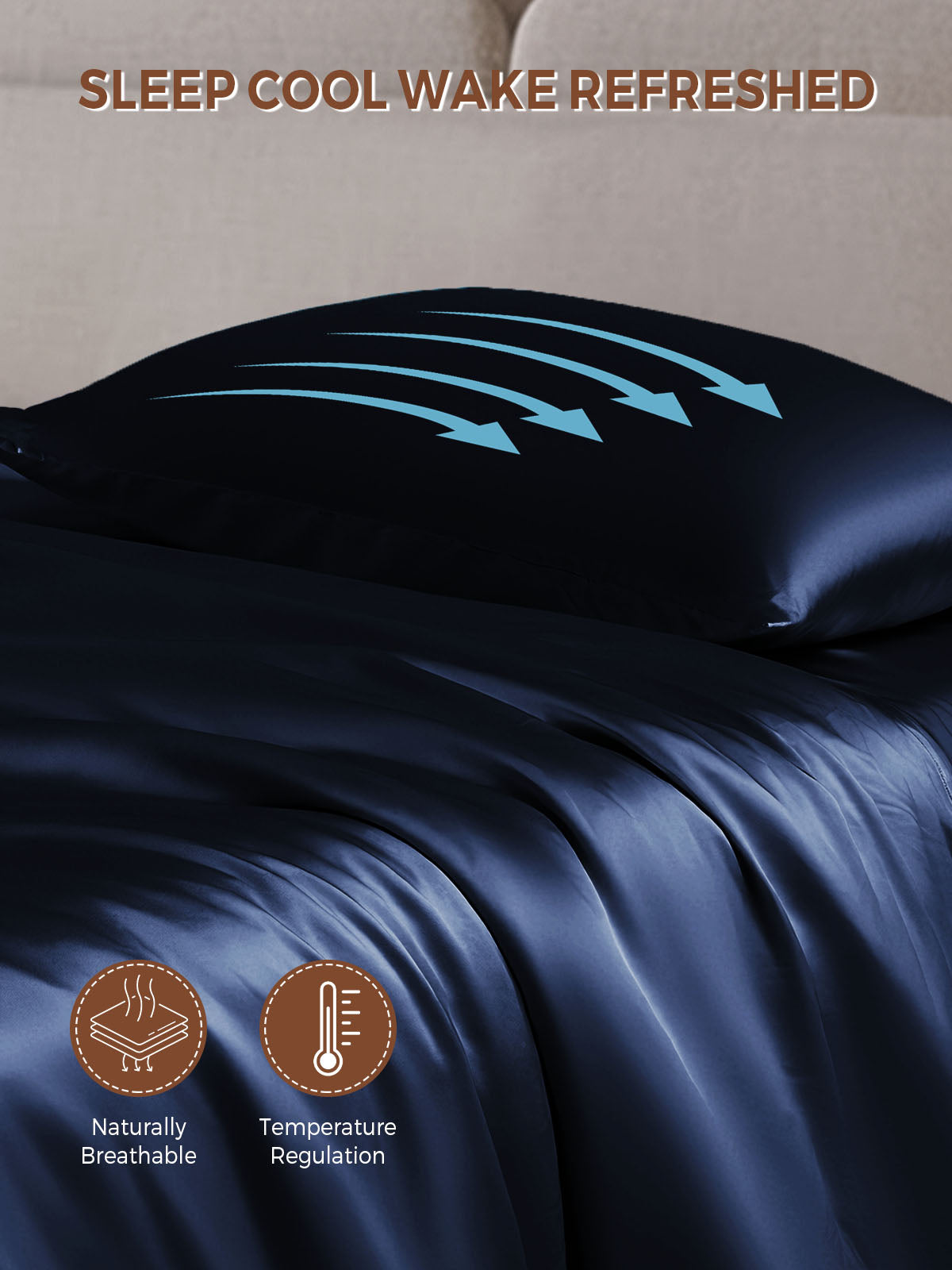 19Momme 100% Mulberry Silk Pillowcase - Envelope Closure